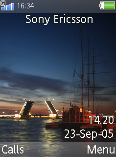 Тема Ночной Санкт-Петербург - Sony Ericsson k790i/k800i